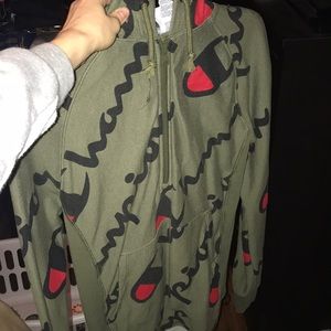 Womens champion half zip sweater/dress